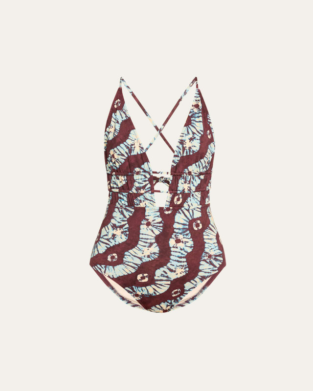 Dioni Tie-Dye One-Piece Swimsuit